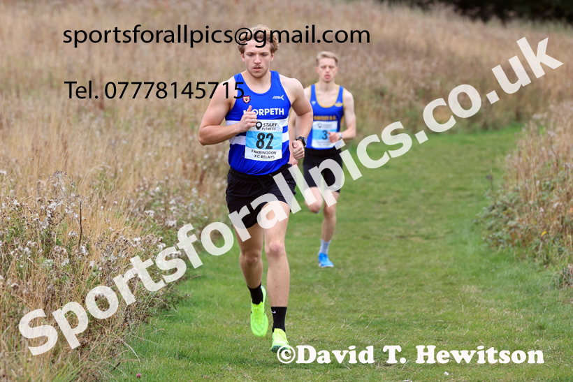 Senior Mens Relay, 2025 Farringdon Cross Country Relays, Sunderland. Photo: David T. Hewitson/Sports for All Pics